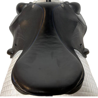 Harry Dabbs Italiano Platinum Jump Black 17.5" W 6 | Saddles Direct