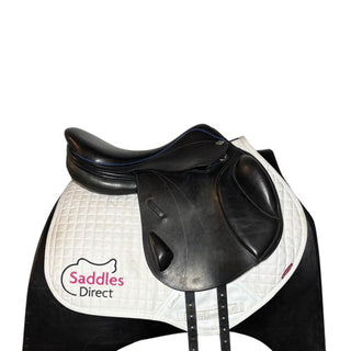 Harry Dabbs Italiano Platinum Jump Black 17.5" W 2 | Saddles Direct