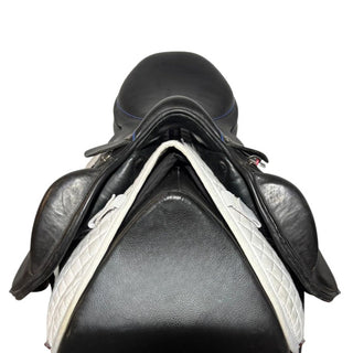 Harry Dabbs Italiano Platinum Jump Black 17.5" W 3 | Saddles Direct