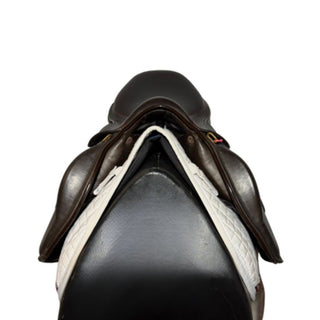 Harry Dabbs Italiano Platinum Mono Flap Jump Brown 17" W 3 | Saddles Direct