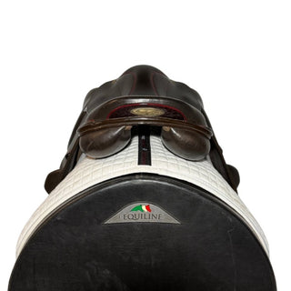 Harry Dabbs Italiano Platinum Mono Flap Jump Brown 17" W 5 | Saddles Direct