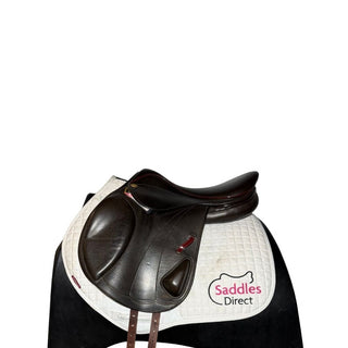 Harry Dabbs Italiano Platinum Mono Flap Jump Brown 17" W 1 | Saddles Direct