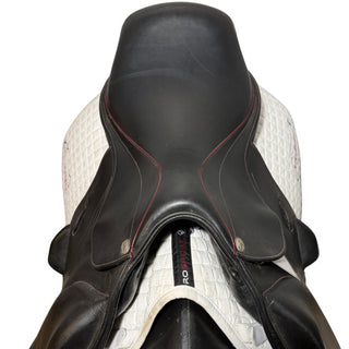 Harry Dabbs Italiano Platinum Monoflap Jump Brown 17.5" MW 4 | Saddles Direct