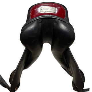 Harry Dabbs Italiano Platinum Monoflap Jump Brown 17.5" MW 7 | Saddles Direct