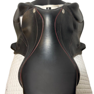 Harry Dabbs Italiano Platinum Monoflap Jump Brown 17.5" MW 6 | Saddles Direct