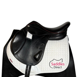 Harry Dabbs Italiano Platinum Monoflap Jump Brown 17.5" MW 1 | Saddles Direct