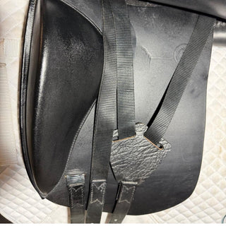 Harry Dabbs Platinum Dressage Black 17.5" MW 7 | Saddles Direct