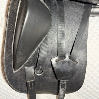 Harry Dabbs Platinum Grace Double Flap Dressage IB Tree Black 17" W 7 | Saddles Direct