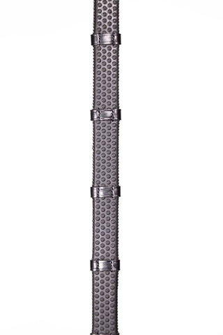 Henry James Saddlery Bio Grip Hybrid Rubber Reins with Leather Stoppers 1 | Saddles Direct