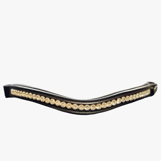 Henry James Saddlery Custom Swarovski Giant Crystal Curved Browband 1 | Saddles Direct