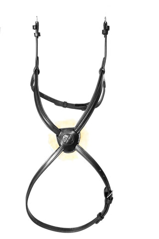 Henry James Saddlery Figure 8 Sheepskin Grackle Noseband 1 | Saddles Direct