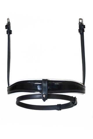 Henry James Saddlery Patent Dressage Crank Noseband With White Padding 1 | Saddles Direct