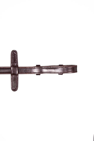 Henry James Saddlery Small Pimple Hybrid Rubber Reins with Leather Stoppers 5 | Saddles Direct