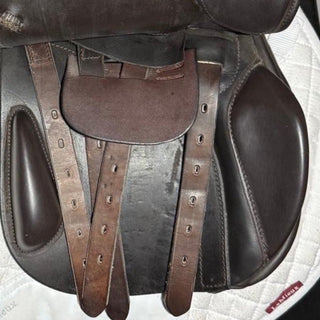 Ideal Grandee Elite Jump Brown 16" XW 8 | Saddles Direct
