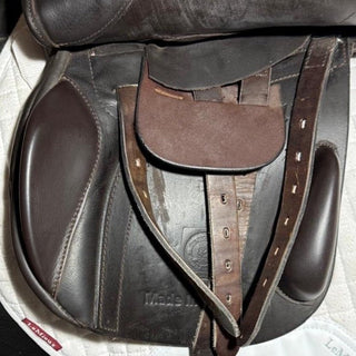 Ideal Grandee Elite Jump Brown 16" XW 7 | Saddles Direct