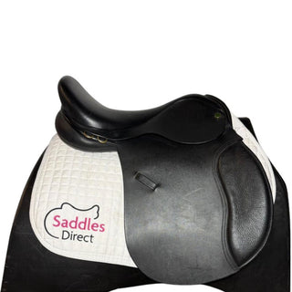 Ideal H&C Wide Seat GP Black 17.5" W 2 | Saddles Direct