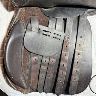 Ideal H&C Wide Seat GP Brown 16.5" XW 6 | Saddles Direct