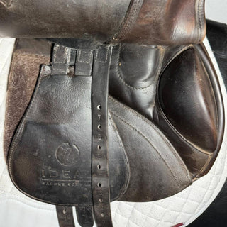 Ideal Impala 1450 Jump Brown 17.5" MW 8 | Saddles Direct