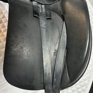 Black Ideal Jessica Dressage Black 17" W 4 - Saddles Direct