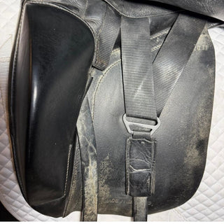 Ideal Martine Dressage Black 17.5" W 7 | Saddles Direct