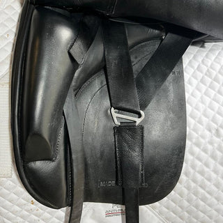 Black Ideal Roella Dressage Black 17" MW 6 - Saddles Direct