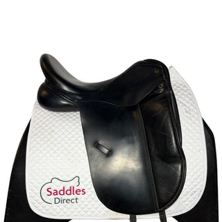 Ideal Suzannah *Long Flaps* Dressage Black 18" MW 2 | Saddles Direct