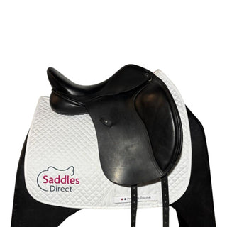 Ideal T&T Dual Flap Dressage Black 16.5" M 2 | Saddles Direct