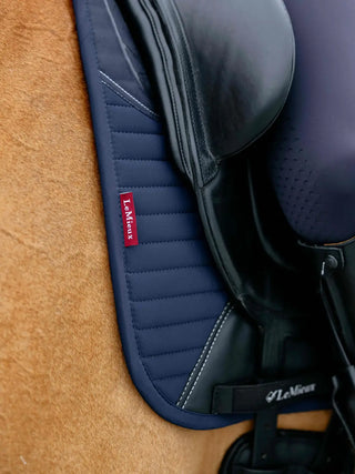 LeMieux Soft Shell Anti Slip Square Saddle Pad Navy lifestyle 5