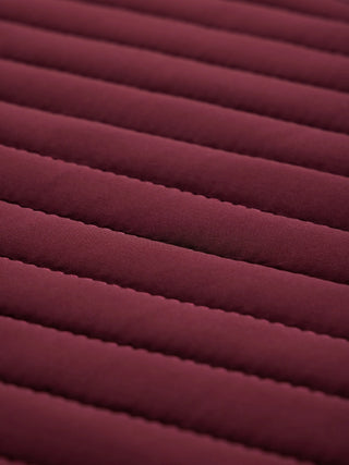LeMieux Soft Shell Anti Slip Square Saddle Pad Burgundy lifestyle 2
