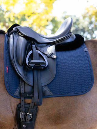 LeMieux Essence Square Saddle Pad Navy lifestyle 1