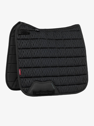 LeMieux 3D Mesh Self-Cool Square Saddle Pad - Black Dressage