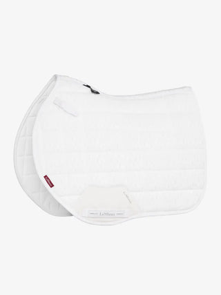 LeMieux 3D Mesh Self-Cool Square Saddle Pad - White Eurojump