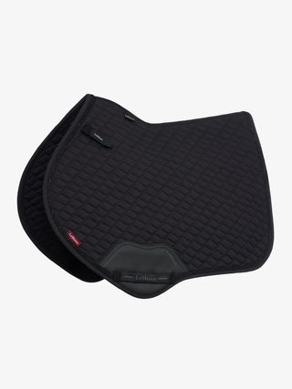 LeMieux Brilliance Square Saddle Pad Black - Close Contact