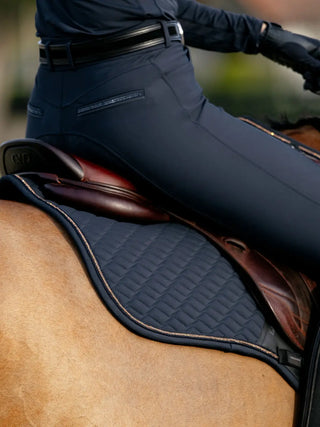 LeMieux Brilliance Square Saddle Pad Navy lifestyle 2