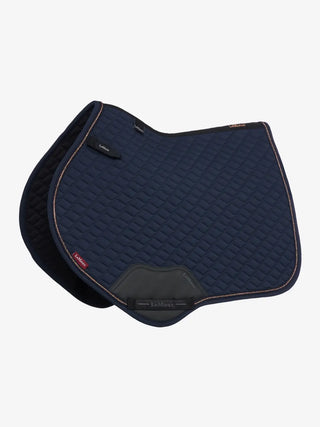 LeMieux Brilliance Square Saddle Pad Navy - Close Contact