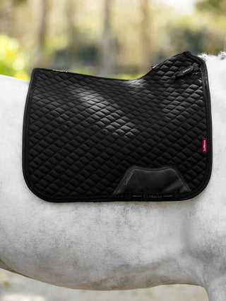 LeMieux Brilliance Square Saddle Pad Black lifestyle 1