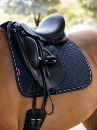 LeMieux Brilliance Square Saddle Pad Navy lifestyle 1