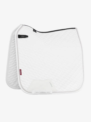 LeMieux Brilliance Square Saddle Pad White - Dressage