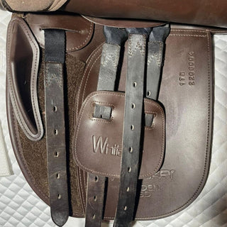 John Whitaker Hebden Working Hunter/Show Brown 17" ADJ 8 | Saddles Direct