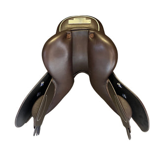 Brown John Whitaker Junior Pro Jump Brown 15.5" 7 - Saddles Direct