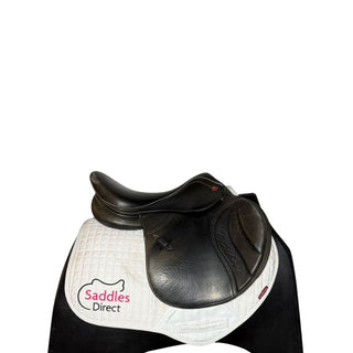 John Whitaker Overton Jump Black 17" ADJ 2 | Saddles Direct