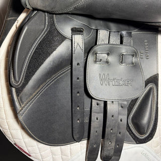 John Whitaker Overton Jump Black 17" ADJ 7 | Saddles Direct