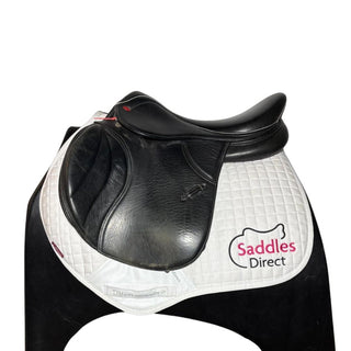 John Whitaker Overton Jump Black 17.5" ADJ 1 | Saddles Direct