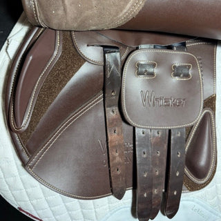 John Whitaker Overton Jump Brown 16.5" ADJ 7 | Saddles Direct