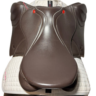John Whitaker Overton Jump Brown 17" ADJ 6 | Saddles Direct