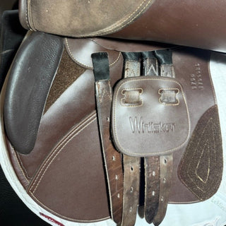 John Whitaker Overton Jump Brown 17.5" ADJ 7 | Saddles Direct