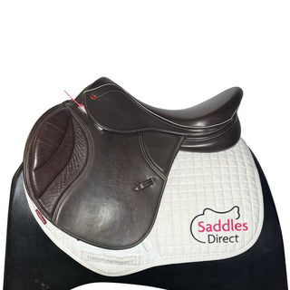 John Whitaker Overton Jump Brown 17.5" ADJ 1 | Saddles Direct