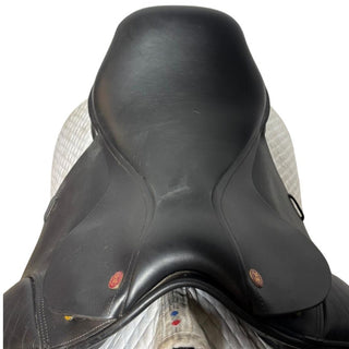 Kent and Masters DX Original Cob Dressage Black 17" ADJ 4 | Saddles Direct