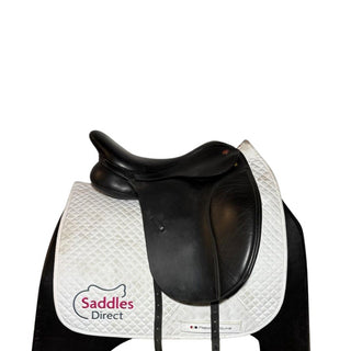 Kent and Masters DX Original Cob Dressage Black 17" ADJ 2 | Saddles Direct