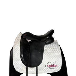 Kent and Masters DX Original Cob Dressage Black 17" ADJ 1 | Saddles Direct